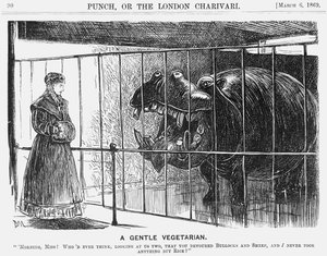 Un Vegetariano Gentil, 1869