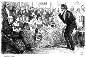 Música en casa, 1872 1891 de George du Maurier