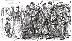 La creciente popularidad del golf de George du Maurier