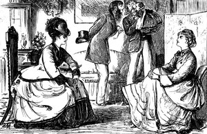 Parejas inglesas de clase alta de George du Maurier