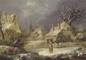 Un paisaje de invierno