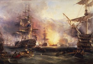 Bombardeo de Argel, 27 de agosto de 1816 de George the Elder Chambers