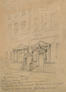 La antigua Oficina de Asuntos Exteriores, Downing Street de George the Elder Scharf