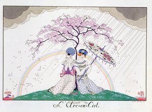 El arco iris, grabado por Henri Reidel