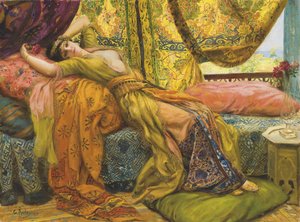 Belleza reclinada de Georges Antoine Rochegrosse