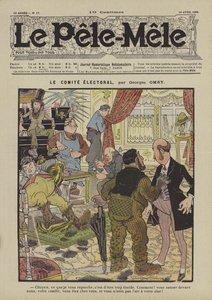 El comité electoral. Ilustración para Le Pele-Mele, 1906