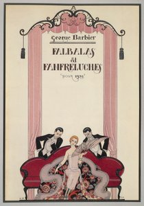 Portada de Falbalas et Fanfreluches, almanaque de 1925, de George Barbier (1882-1932), Francia, siglo XX de Georges Barbier