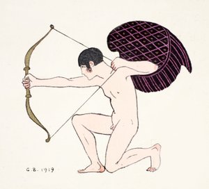 Cupido 1919 (impresión de pochoir)