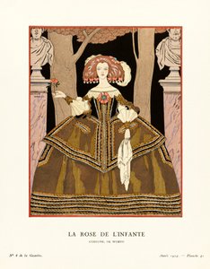 Ilustración de la Gazette du Bon Ton de Georges Barbier