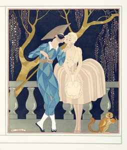 La Finette, de Personages de Comedie, pub. 1922 (impresión en plantilla)