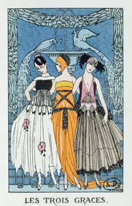 Las Tres Gracias de Georges Barbier