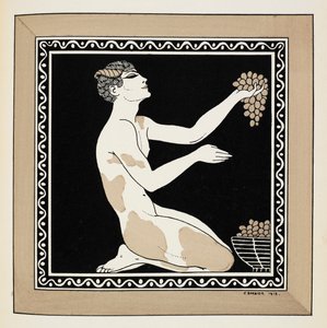 Nijinsky como fauno en el ballet L