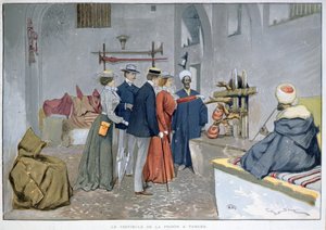 Vestíbulo de la prisión en Tánger, c.1900 de Georges Bertin Scott