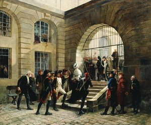 Marie-Antoinette dejando la Conciergerie, 16 de octubre de 1793, 1885