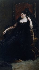 Retrato de la cantante de ópera Gabrielle Krauss 1842-1906, 1883