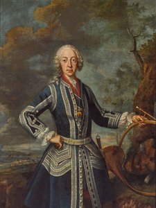 Maximiliano III José en traje de caza (óleo sobre lienzo)