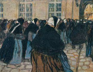 La Rentree en el Hospicio de La Salpêtrière de Georges Dupuis