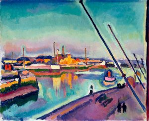 Embarcadero de Notre-Dame, Le Havre, 1908 de Georges Dupuis