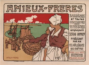 Póster de Amieux Frères, 1899