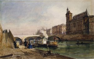 En el Sena, París de Georges Francois Guiaud