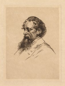 Retrato de Charles Dickens de Georges Gorvel