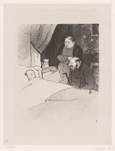 Zieke hombre en la cama
Está enfermo (título original)
Los grandes espectáculos de la naturaleza; la vida del señor Quelconque (título original de la serie) de Georges Hermann Rene Paul