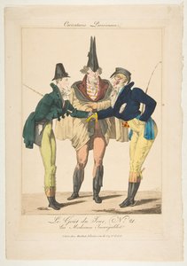 Le Goût du Jour, No. 21: Les Modernes Incroyables, de Caricatures Parisiennes de Georges Jacques Gatine