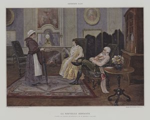 La nueva sirvienta de Georges Jules Auguste Cain