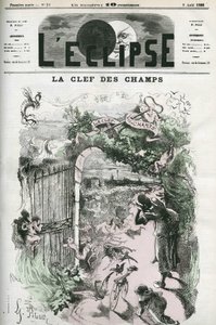 La llave de los campos, ilustración de Pilotel reemplazando el dibujo de Gill 