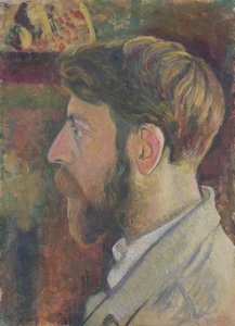Autorretrato de perfil, c.1900-05
