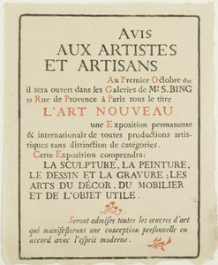 Aviso a artistas y artesanos