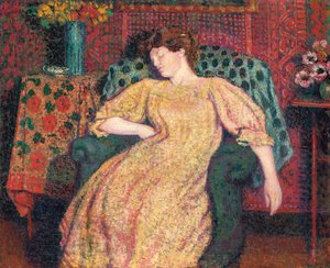 Endormie, o La Siesta de Georges Lemmen