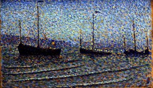 Barcos de Pesca, c.1891 de Georges Lemmen