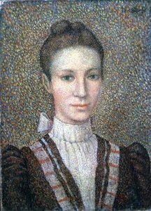 Cabeza y Hombros de una Joven de Georges Lemmen