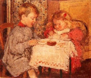 La cena de las muñecas de Georges Lemmen