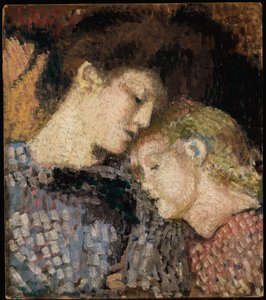 Mujer y niño de Georges Lemmen