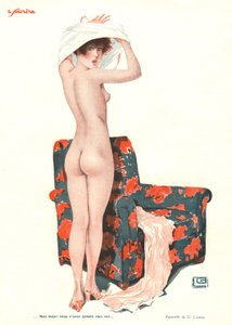 Ilustración de "Le Sourire" (litografía en color)