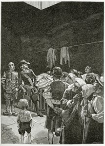 La Morgue - ilustración de Han d’Islande, siglo XIX de Georges Marie Rochegrosse