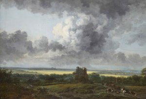 Francés: Paysage, environs de Chartres de Georges Michel