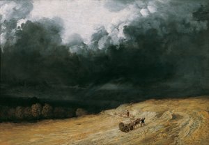 paisaje de tormenta de Georges Michel