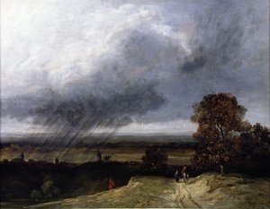 Paisaje cerca de París (pintura) de Georges Michel