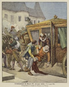 El asesinato del rey Enrique IV de Francia, 14 de mayo de 1610 de Georges Moreau de Tours