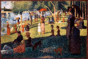 Una tarde de domingo en la isla de La Grande Jatte, 1884-1886
