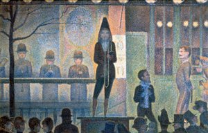 Parada de circo, 1887-1888 de Georges Pierre Seurat