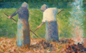 Segadores en Montfermeil, c. 1882 de Georges Pierre Seurat