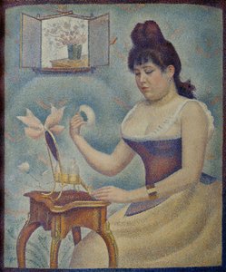 Jeune femme se poudrant Joven mujer empolvándose, 1889-1890