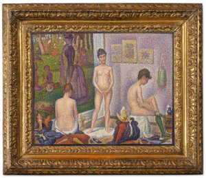 Les Poseuses, Ensemble (Pequeña versión) de Georges Pierre Seurat