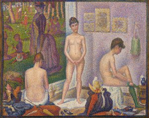 Les Poseuses, Ensemble (Pequeña versión) de Georges Pierre Seurat