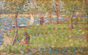 Estudio para La Grande Jatte, 1884-1885