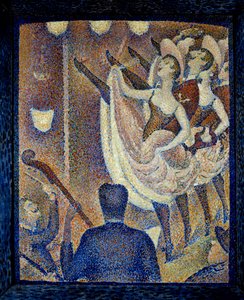 Estudio para el chahut. Bailarinas de chahut, danza escandalosa, forma de danza que apareció al mismo tiempo que el cancán francés, alrededor de 1830 en Montparnasse. Pintura de Georges Seurat (1859-1891) 1889 Buffalo. Albright Knox Art Gallery - Estudio p de Georges Pierre Seurat